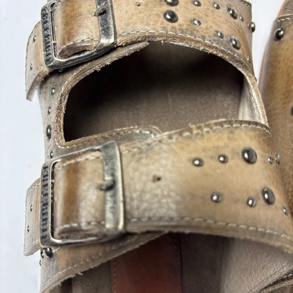 NEW Freebird by Steven‎ Asher Studded Sandals in the color stone size 7 - Picture 4 of 17